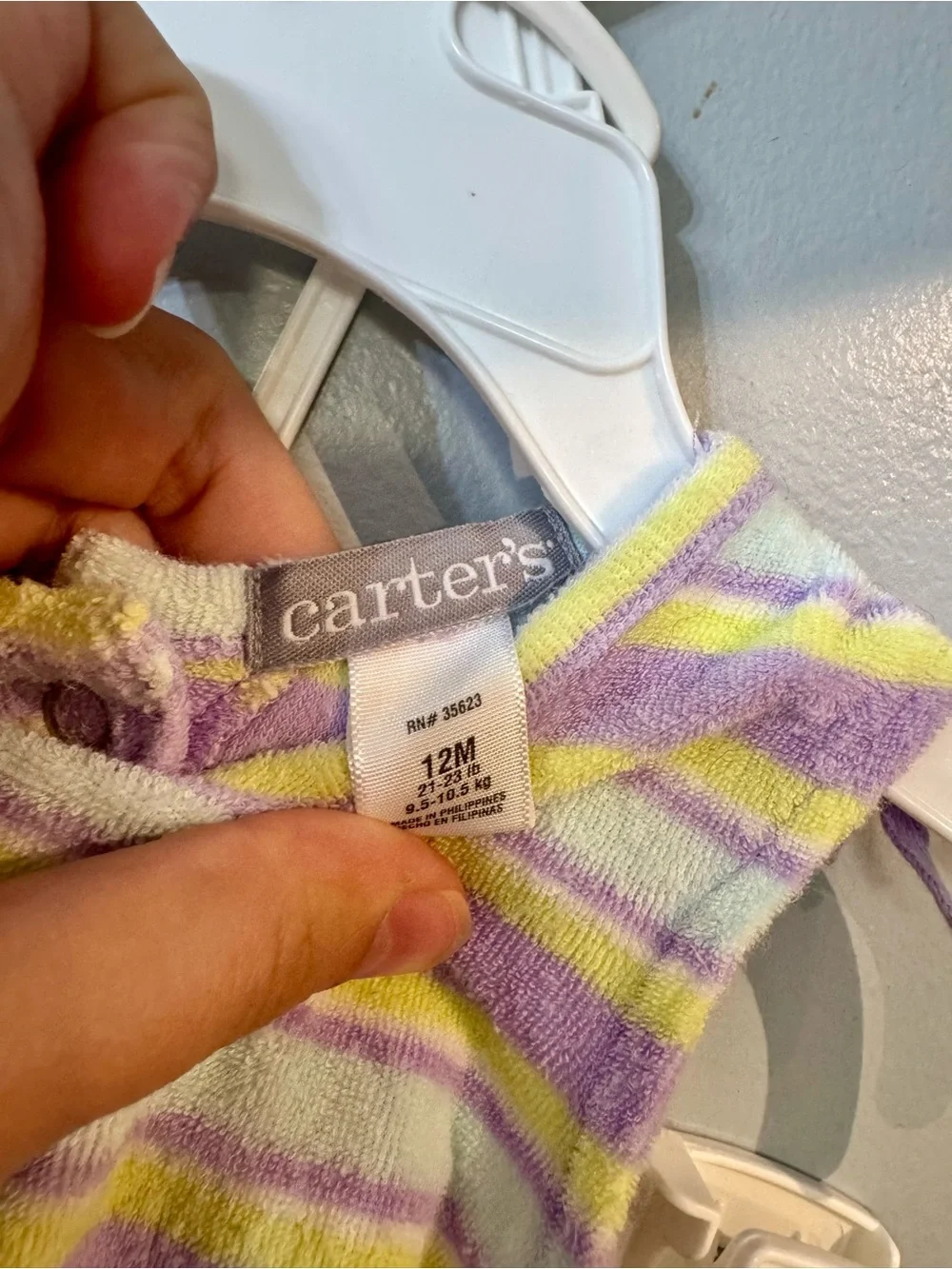 Carters sleeveless striped